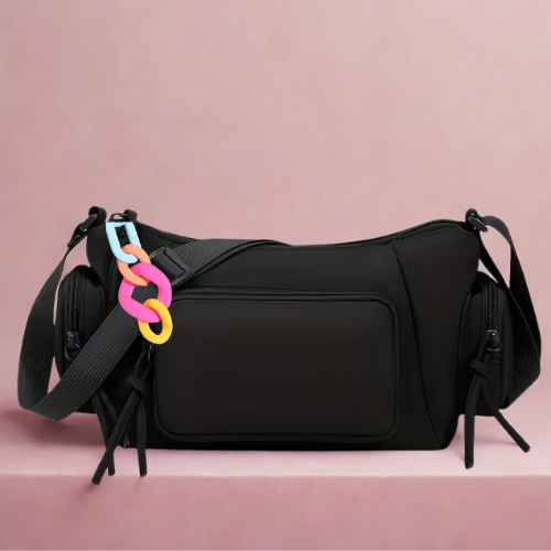 CROSSBODY BAG CON CADENA DE COLORES VIVOS REMOVIBLE