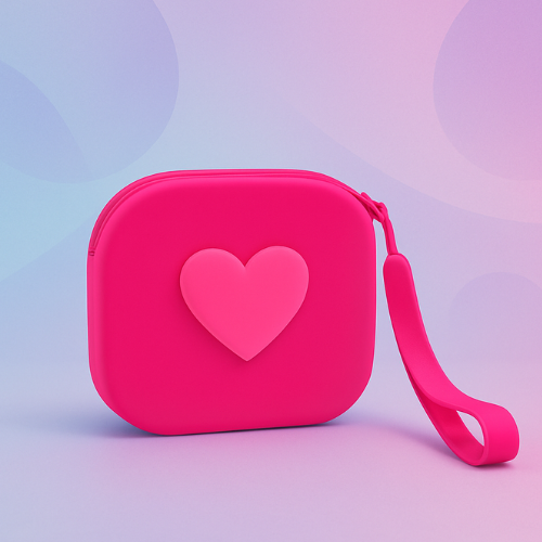 ESTCUHE DE SILICONA HEART DESIGN