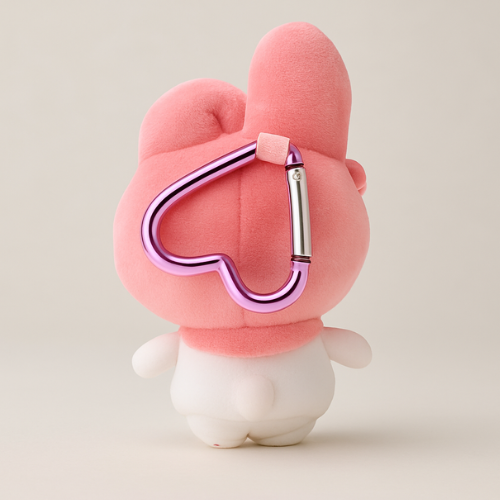 MY MELODY PLUFFY KEYCHAIN