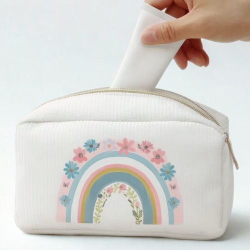 ESTUCHE FLOWER RAINBOW PRINT